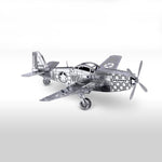 MUSTANG P-51 METAL EARTH 3D LASER CUT MODEL