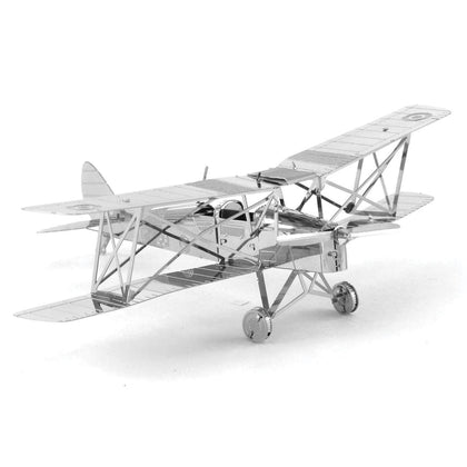 DE HAVILLAND TIGER MOTH METAL EARTH 3D LASER CUT MODEL