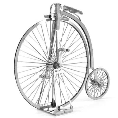 HIGH WHEEL BICYCLE 2 SHEETS METAL EARTH 3D LASER CUT MODEL