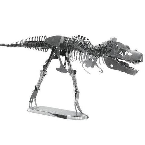 TYRANNOSAURUS REX SKELETON-METAL EARTH 3D LASER CUT TWO SHEET KIT