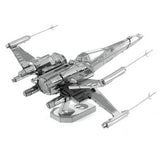 STAR WARS POE DAMERONS X-WING FIGHTER 3D METAL MODEL KIT