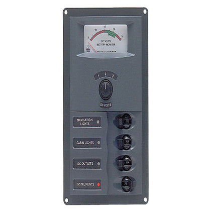 CIRCUIT BREAKER PANEL 20SP 24VDC WITH ANALOG METER