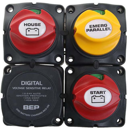 DUAL BATTERY CHARGING CLUSTER FOR SINGLE ENGINE