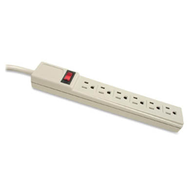 POWER BAR 6 O/LET 4FT CORD 90J SURGE
