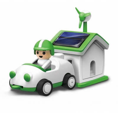 SOLAR RECHARGEBLE KIT PLUG-IN GREEN LIFE