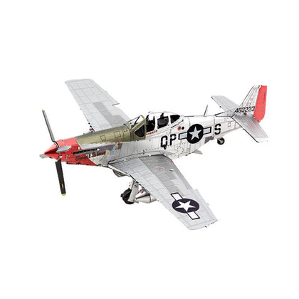 P-51D MUSTANG METAL EARTH 2-SHEET MODEL KIT