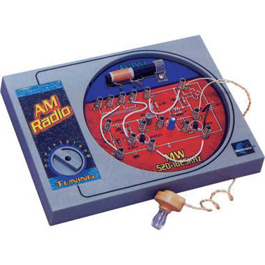 ELECTRONIC AM RADIO KIT {{RECEIVES 520-1650KHZ BAND