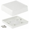 PROJECT BOX 2.6X2.6X1IN PLAS GRY
