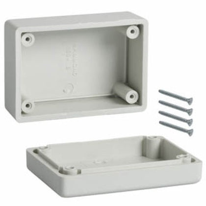 PROJECT BOX 3.2X2.2X1.1IN PLAS GREY
