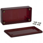 PROJECT BOX 3.9X2X1IN PLAS RED {{