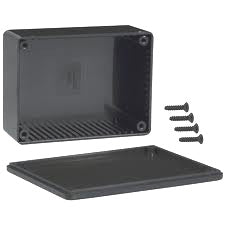 PROJECT BOX 4.3X3.2X1.7IN PLAS BLACK{{