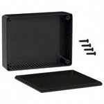 PROJECT BOX 4.7X3.7X1.3IN PLAS BLACK{{