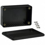 PROJECT BOX 6.5X2.7X1IN PLAST BL BLACK