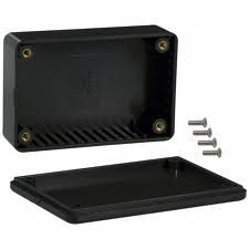 PROJECT BOX 6.5X2.7X1IN PLAST BL BLACK{{
