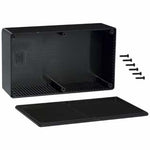 PROJECT BOX 7.5X4.3X2.4IN PLAST BLACK{{