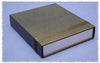 PROJECT BOX 7X6X2IN PLAST BLACK WITH ALUMINUM PANEL{{