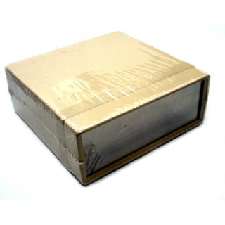 PROJECT BOX 11X7.0X2.95IN PLAS BEIGE WITH METAL PANEL{{