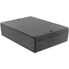 PROJECT BOX 5.9X4.1X1.5IN PLAS BLACK WITH PANEL