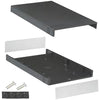 PROJECT BOX 9.8X6.3X1.6IN PLASTI BLACK WITH ALUM PANELS{{