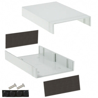 PROJECT BOX 9.8X6.3X3IN PLAS GRY {{