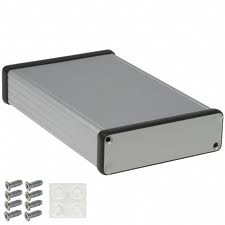 PROJECT BOX 6.3X4X1.2IN ALUMINUM {{