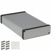 PROJECT BOX 6.3X4X1.2IN ALUMINUM {{