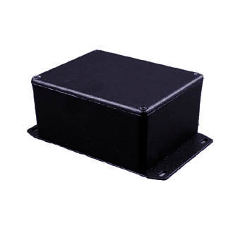 PROJECT BOX 4.7X3.7X2.2IN DIECAST ALUMINUM FLANGED LID{{