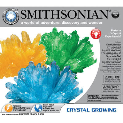 CRYSTAL GROWING KIT PERFORM {{3 CRYSTAL EXPERIMENTS