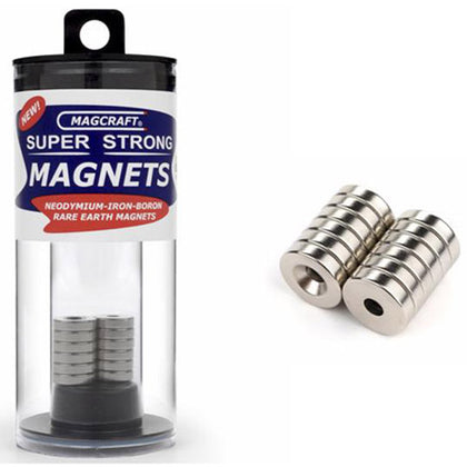 MAGNET RING 12.7X3.5X3.2MM 1.4KG PULL FORCE RARE EARTH NEODYMIUM