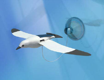 SOLAR POWERED FLAPPING SEA GULL {{