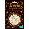 GLOW MINI ORANGE STARS 40 PCS OF MINI STARS