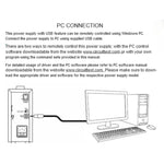 PSU SW 1-36VDC@0.25-3A BENCHTOP 3.3/5V@1.8A 12V@0.8A DIGITAL