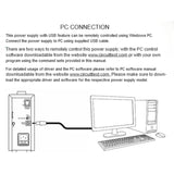 PSU SW 1-36VDC@0.25-3A BENCHTOP 3.3/5V@1.8A 12V@0.8A DIGITAL