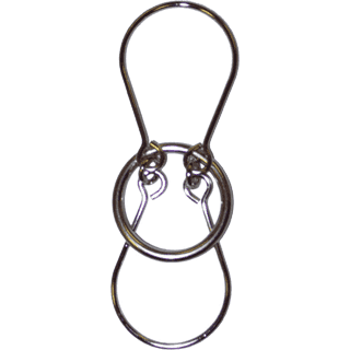 HANDCUFF'S PUZZLE-REMOVE THE RIN {{RING