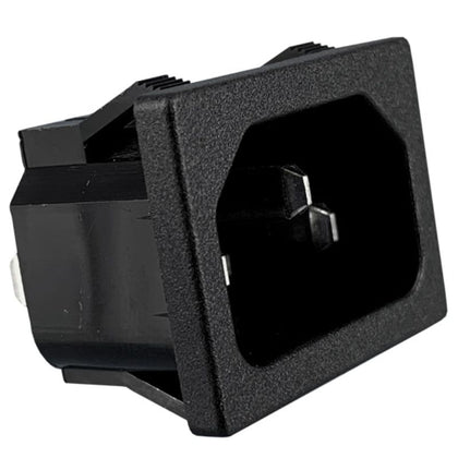 AC PLUG 3POS 10A 250V CHMT QT SNAP BLK