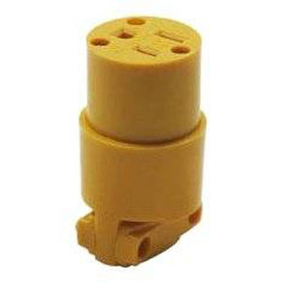 AC SOCKET 3POS 15A 125V PLAST