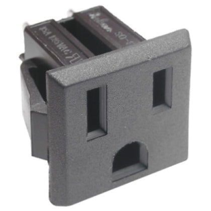 AC SOCKET 3POS 15A 125VAC CHMT
