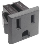 AC SOCKET 3POS 15A 125VAC CHMT