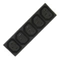 AC SOCKET 3POS 10A 250V SNAP IN