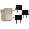 TRAVEL ADAPTER PLUG 4PCS SET N.AMERICA EUROPE AUSTRALIA U.K