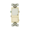 ELECTRICAL RECEPTACLE 1POS LED NIGHT LIGHT DIMMABLE IVORY