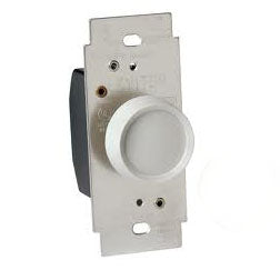 DIMMER ROTARY SWITCH 600W 3-WAY 120V DECORA INSERT WHT