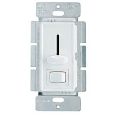 DIMMER SLIDE W/ON-OFF SWITCH 1- WAY 120V 600W DECORA INSERT WHT