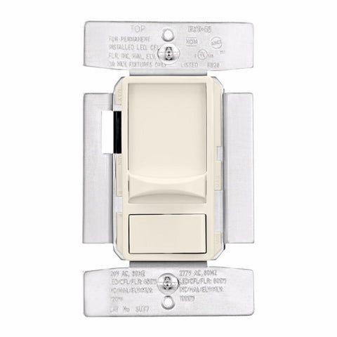 DIMMER SLIDE W/ON-OFF SWITCH 3- WAY 120V DECORA INSERT ALMOND