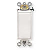 AC SWITCH ROCKER 15A 1P1T ON-OFF DECORA INSERT 120V/277V WHITE