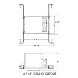 LED RECESSED LIGHTING W/HOUSING FOR NEW CONSTRUCTION DIMMABLE