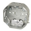 ELECTRICAL BOX 4 INCH OCTAGON KNOCK OUTS & CLAMPS