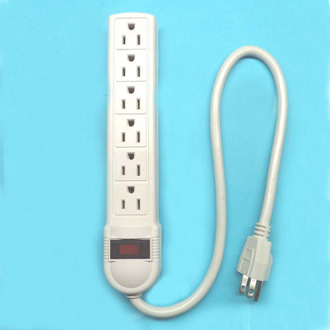 POWER BAR 6 O/LET 2FT CORD 90J SURGE WHT