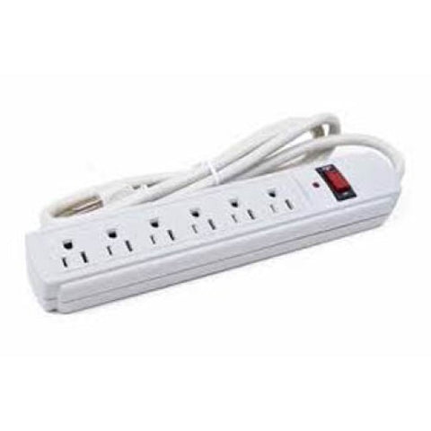 POWER BAR 6 O/LET 6FT CORD 280J SURGE
