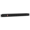 POWER BAR RACK MOUNT 8 O/LET FRONT FACING 19IN 1U C13-8
